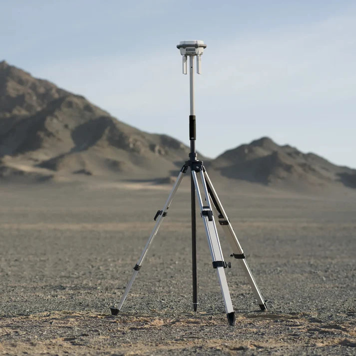 DJI D-RTK 3 Multifunctional Station with survey pole and tripod kit for high-precision RTK positioning and agricultural drone mapping