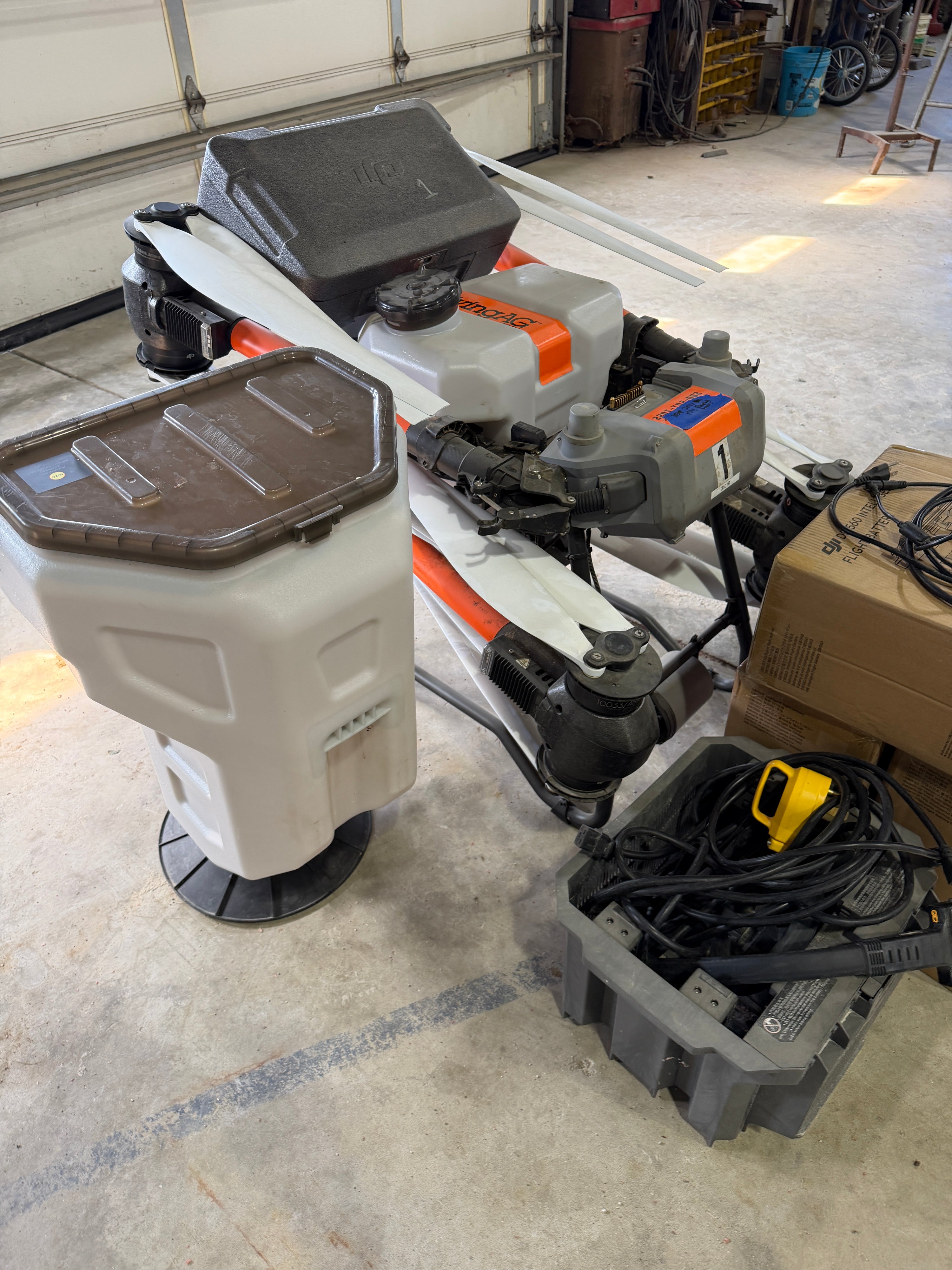 Used DJI T50 Spray and Spread Drone Kit - Stock #15RB